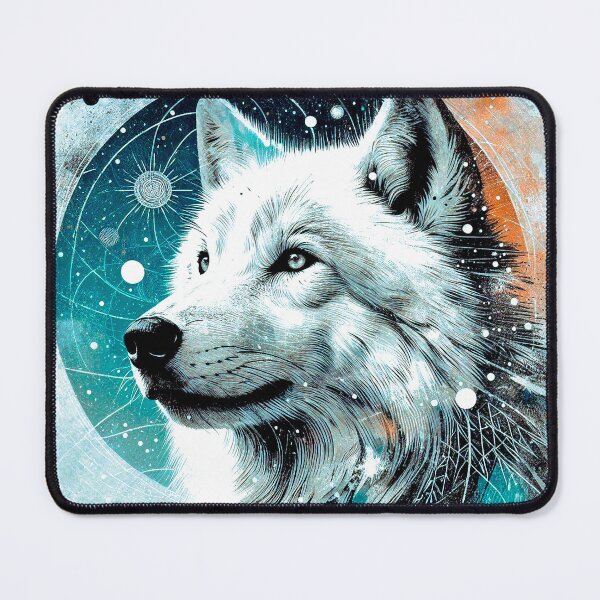 Item preview, Majestic Arctic Polar Wolf Exotic Graphic Art Design designed and sold by DEC02.