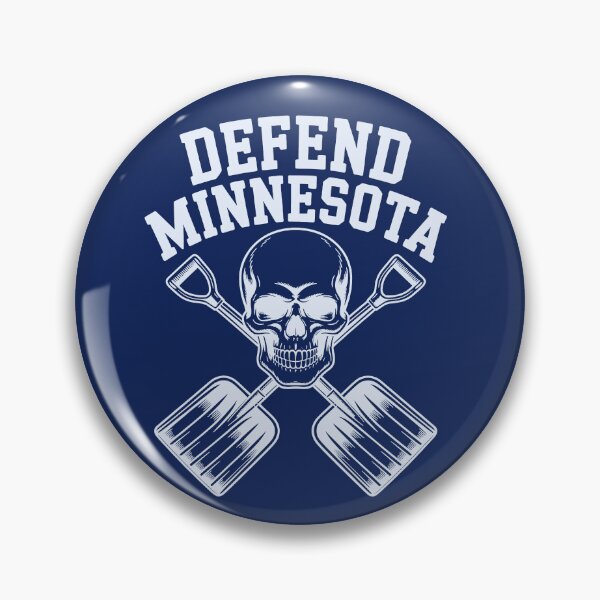 Item preview, DEFEND MINNESOTA WITH SKULL AND SNOW SHOVELS designed and sold by Greenbaby.