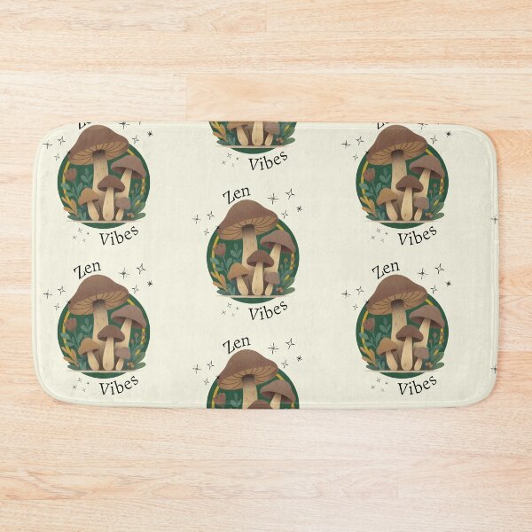 Item preview, Zen Vibes Mushrooms Plant Calm Relax Sticker Prints Card Coffee Cup Wall Redbubble Shop TShirt Hat Stationary Notebook Work Home Decoration Gift School Office designed and sold by Saritas Boutique Shop.