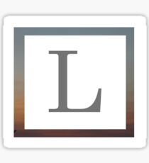 sunset L Sticker