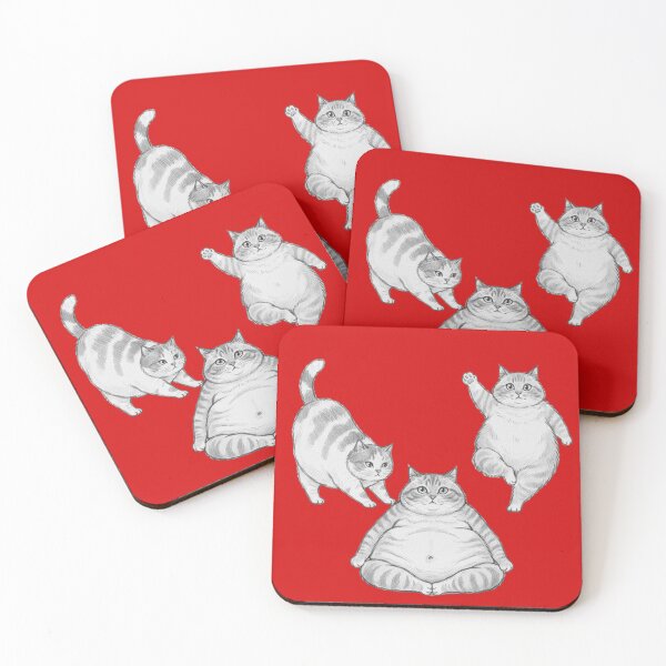 Item preview, 3 zen cats designed and sold by Roxburylane.