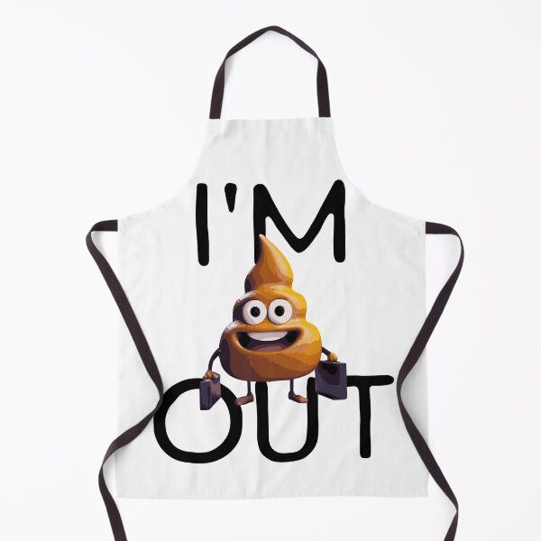 Item preview, I'm Shitting Out - Funny Poop Emoji design. designed and sold by JonathanP514.