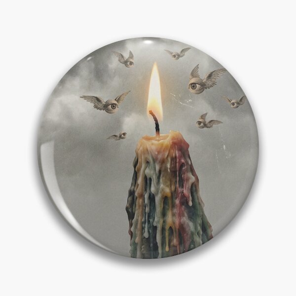 Item preview, The Broken Idols Series : "The Human Candle: A Meltdown of Existence" designed and sold by Virtual-Studio-Geebaki.