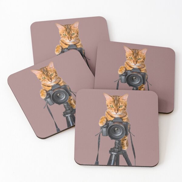 Item preview, Professional Photographer Cat - Funny Feline with Camera designed and sold by Great Sun.