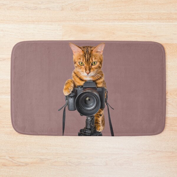 Item preview, Professional Photographer Cat - Funny Feline with Camera designed and sold by Great Sun.