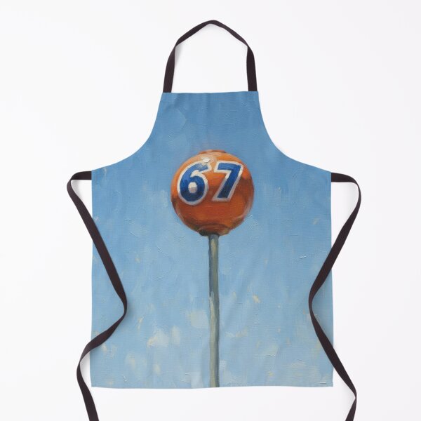 Item preview, 67 - gas station logo painting designed and sold by VelcroFathoms.