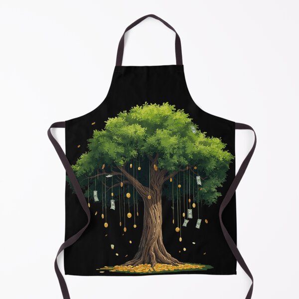 Item preview, Money Tree Illustration – Wealth and Prosperity Digital Artwork designed and sold by PixelVibe782.