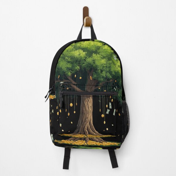 Item preview, Money Tree Illustration – Wealth and Prosperity Digital Artwork designed and sold by PixelVibe782.