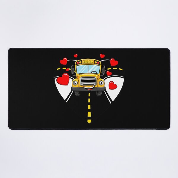 Item preview, School Bus Heart Road Valentine Design designed and sold by OlakunleOloroz.