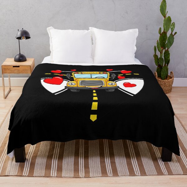 Item preview, School Bus Heart Road Valentine Design designed and sold by OlakunleOloroz.