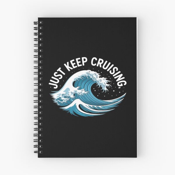 Item preview, Just Keep Cruising Aqua Wave designed and sold by Tatianamiobi.