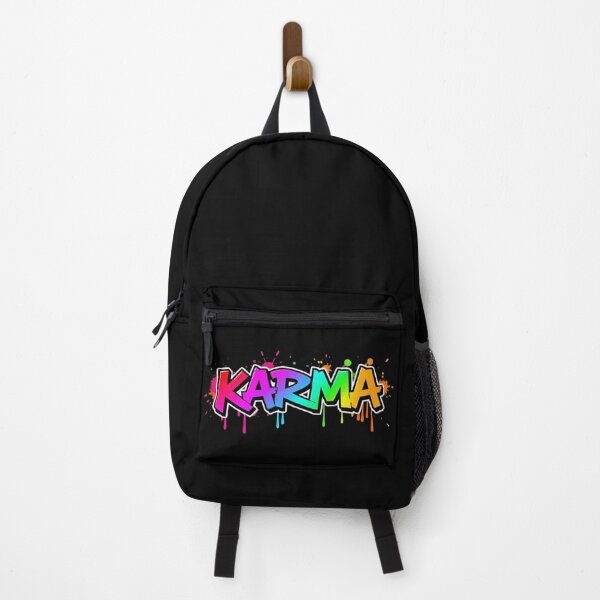Item preview, KARMA Graffiti Art – Vibrant Rainbow Street Style Digital Illustration designed and sold by PixelVibe782.