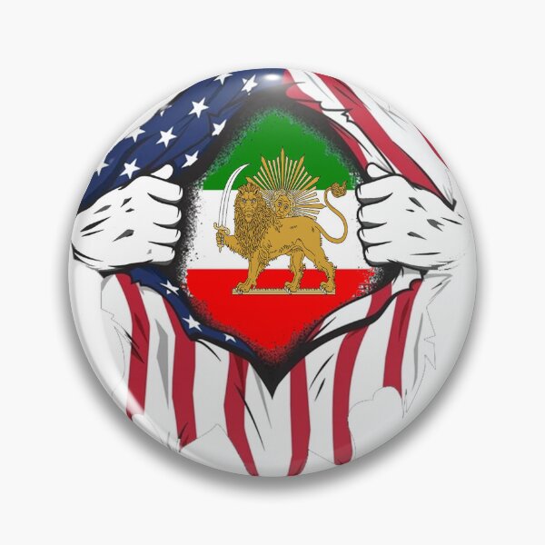 Item preview, Persia Historic Iranian Flag Hands Ripping Flag on Chest designed and sold by Avatiahshop.