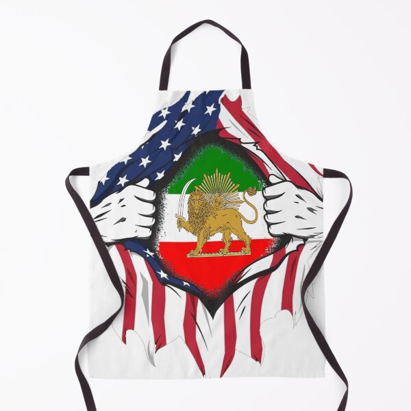 Item preview, Persia Historic Iranian Flag Hands Ripping Flag on Chest designed and sold by Avatiahshop.