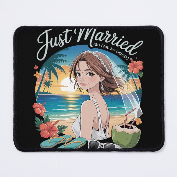 Item preview, Just Married So Far So Good Sunny Wedding designed and sold by Tatianamiobi.