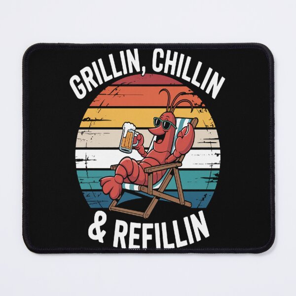 Item preview, Grillin Chillin Refillin Grill Master Dad Beer designed and sold by CottonCandyPrin.