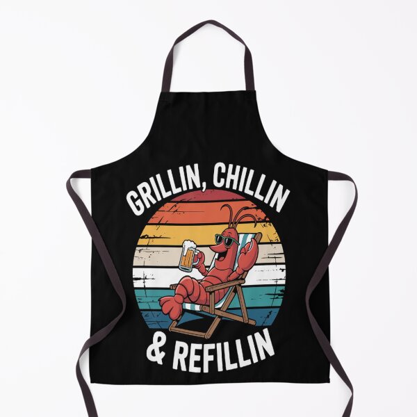Item preview, Grillin Chillin Refillin Grill Master Dad Beer designed and sold by CottonCandyPrin.