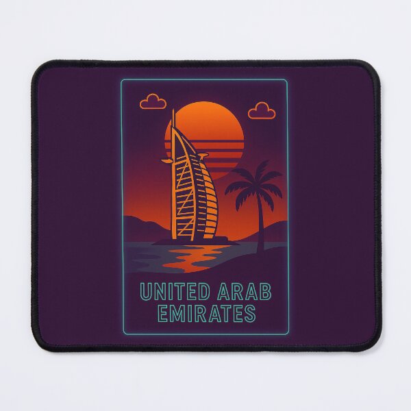 Item preview, United Arab Emirates Neon Travel designed and sold by Thistle-TShop.