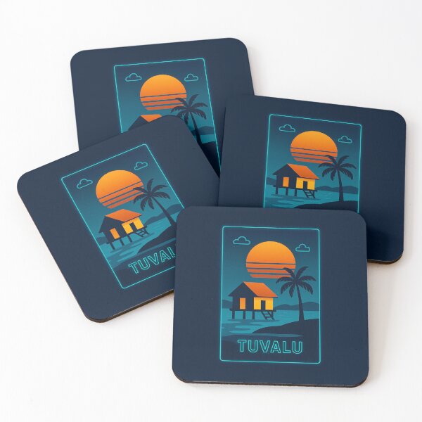 Item preview, Tuvalu Neon Travel designed and sold by Thistle-TShop.