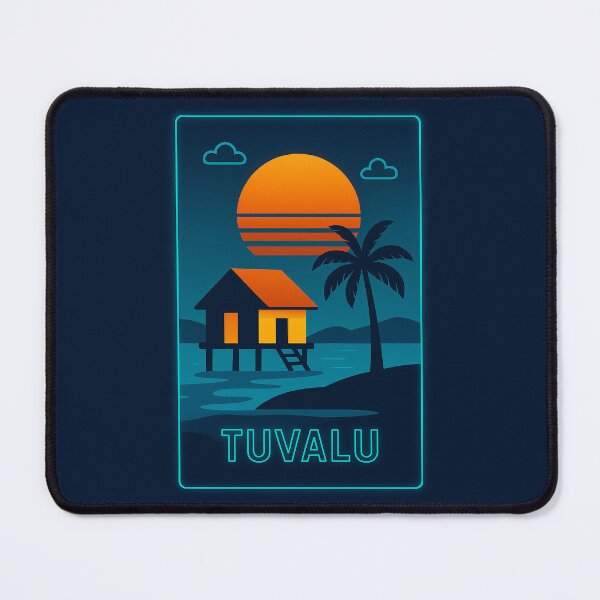 Item preview, Tuvalu Neon Travel designed and sold by Thistle-TShop.