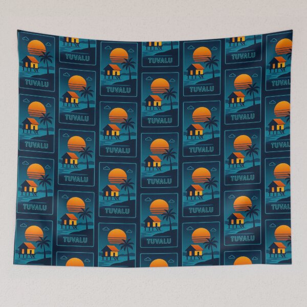Item preview, Tuvalu Neon Travel designed and sold by Thistle-TShop.