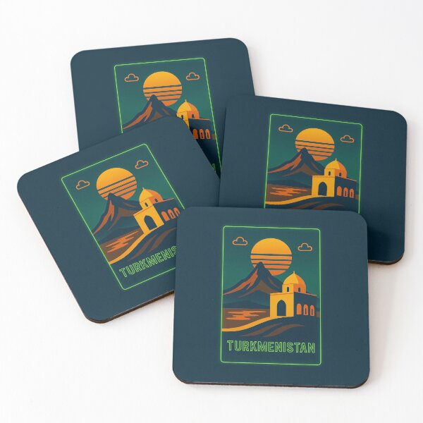 Item preview, Turkmenistan Neon Travel designed and sold by Thistle-TShop.