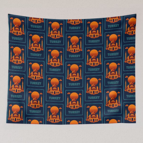 Item preview, Turkey Neon Travel designed and sold by Thistle-TShop.