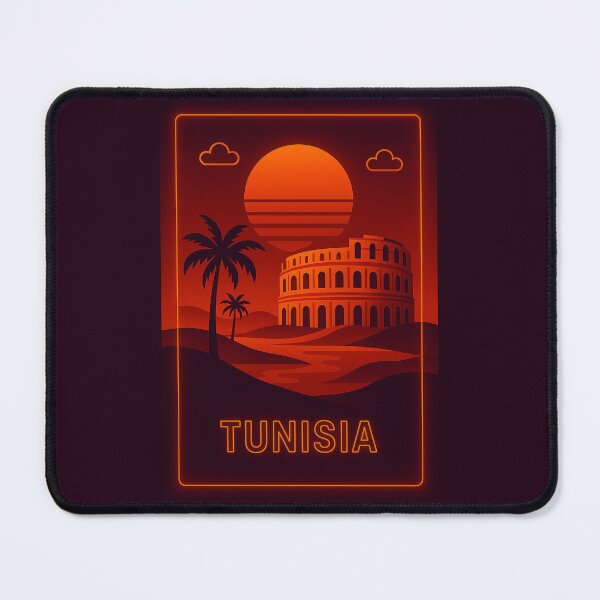 Item preview, Tunisia Neon Travel designed and sold by Thistle-TShop.
