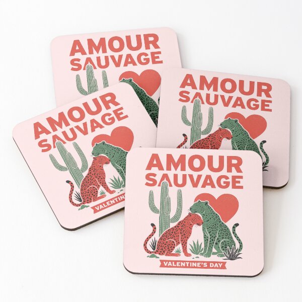 Item preview, Amour Sauvage Wild Desert Leopard Love designed and sold by zzz888.