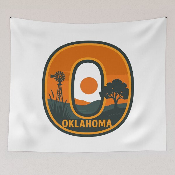 Item preview, Oklahoma city art designed and sold by Rongsokanku.
