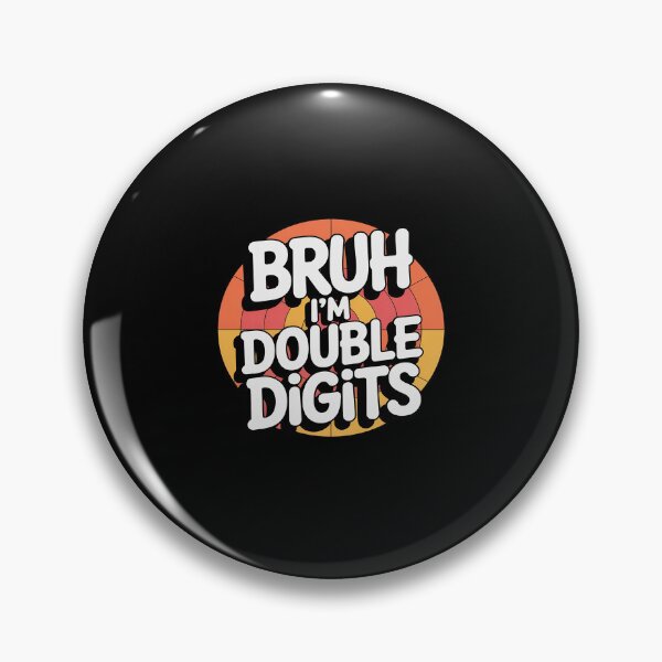 Item preview, Kids Bruh I'm Double Digits 10th Birthday designed and sold by HORIZBoutique.
