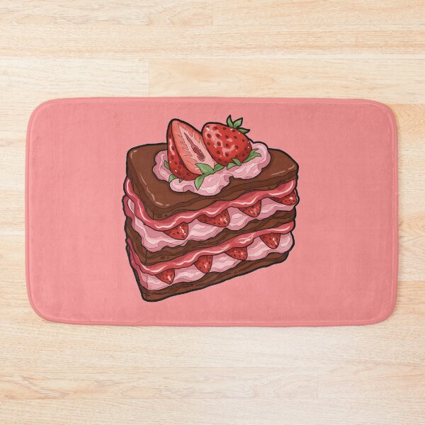 Item preview, Hearty Chocolate Strawberry Layer Cake designed and sold by cozy corner co. .