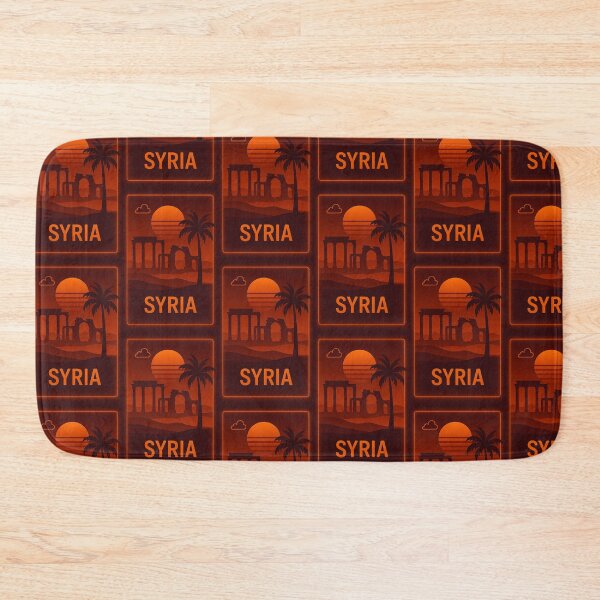 Artikelvorschau, Syrien Neon Travel entworfen und verkauft von Thistle-TShop.