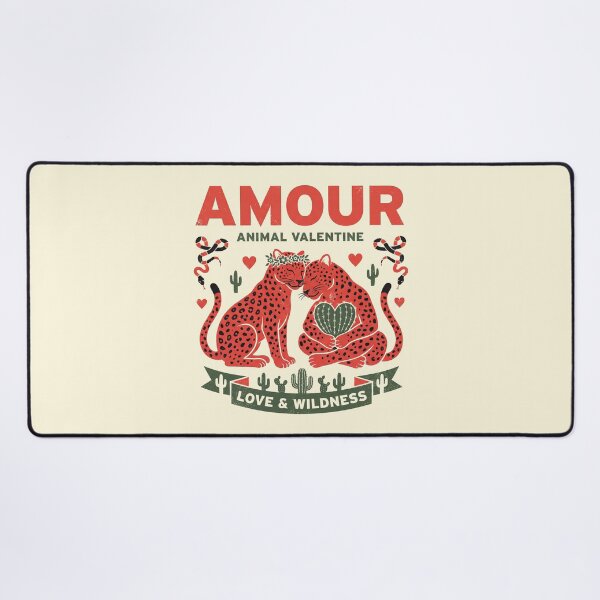 Item preview, Amour Animal Red Leopard Folk Art designed and sold by zzz888.