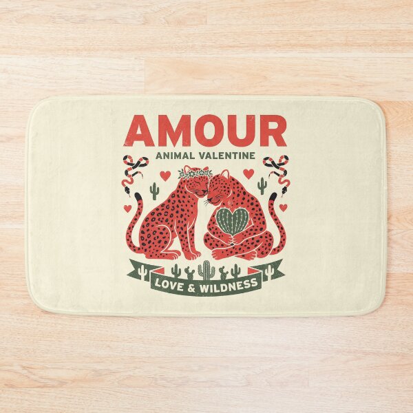 Item preview, Amour Animal Red Leopard Folk Art designed and sold by zzz888.