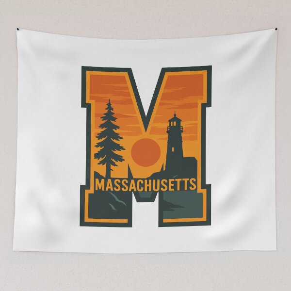Item preview, Massachusetts city art designed and sold by Rongsokanku.