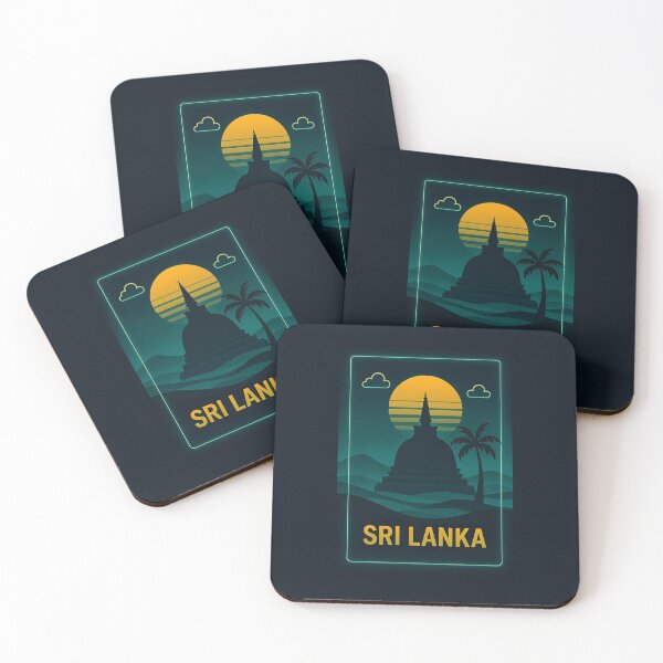 Aperçu de l'œuvre Voyages au néon au Sri Lanka créée et vendue par Thistle-TShop.