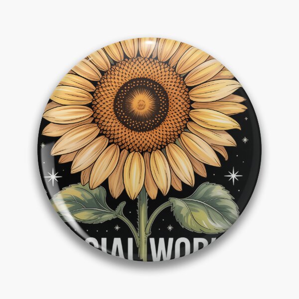 Item preview, Social Worker Month Social Work Flower designed and sold by diogadisecve.