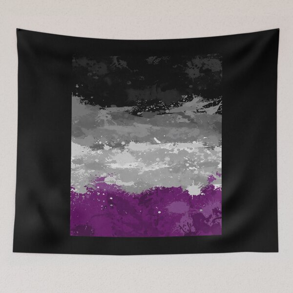 Item preview, Asexual Pride Paint Splatter Pattern designed and sold by fkowcmdno87.