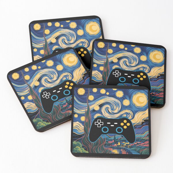 Item preview, Starry Night Gamer Controller Gaming designed and sold by diogadisecve.