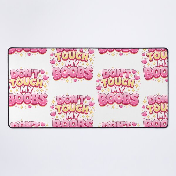 Item preview, Dont Touch My Boobs – Funny Feminist Quote Illustration designed and sold by Arte Cartoon From TagTeam Group.