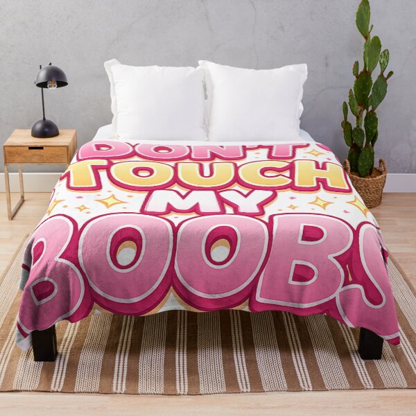 Item preview, Dont Touch My Boobs – Funny Feminist Quote Illustration designed and sold by Arte Cartoon From TagTeam Group.