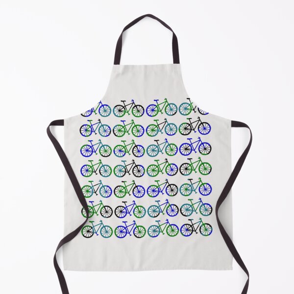 Item preview, Bike Pattern in Cool Tones  designed and sold by MountainBikings.