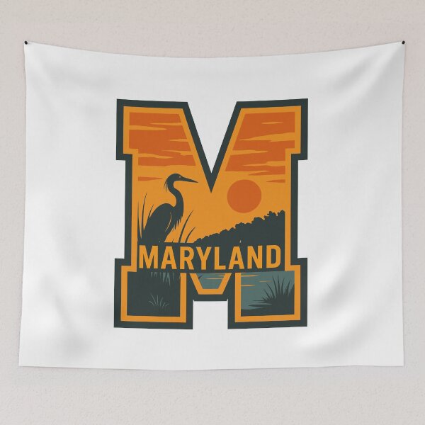 Item preview, Maryland city art designed and sold by Rongsokanku.