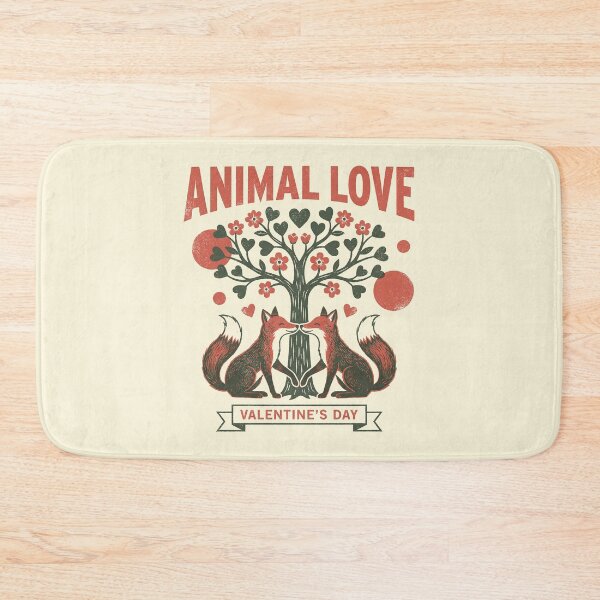 Item preview, Vintage Folk Art Fox Love Tree designed and sold by zzz888.