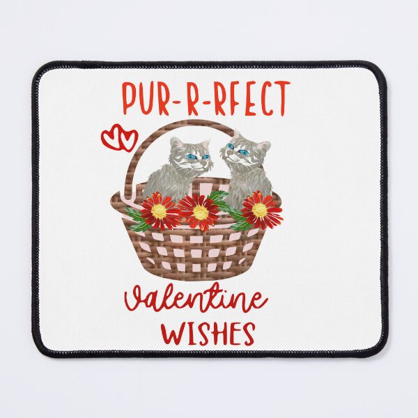 Item preview, Purrfect Valentine Wishes designed and sold by aldona.