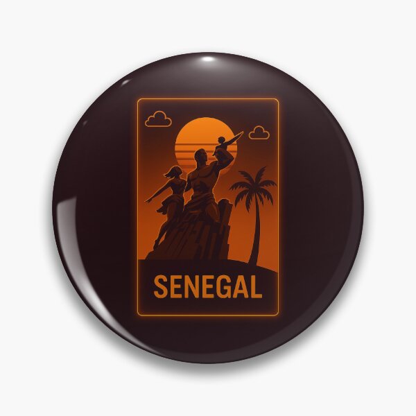 Artikelvorschau, Senegal Neon Travel entworfen und verkauft von Thistle-TShop.