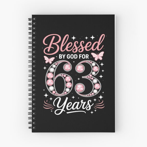 Item preview, Blessed By God For 63 Years Old 63rd Birthday Party designed and sold by repconomArt.