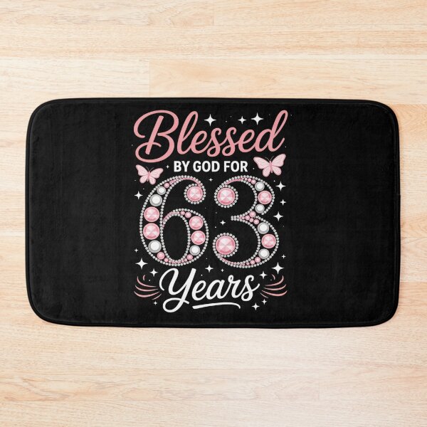 Item preview, Blessed By God For 63 Years Old 63rd Birthday Party designed and sold by repconomArt.