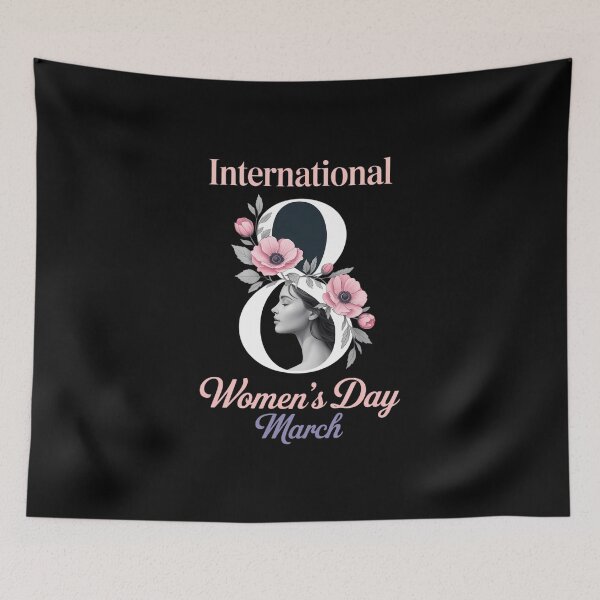 Item preview, Feminine March 8th Women's Day Celebration designed and sold by FaithAbbott.